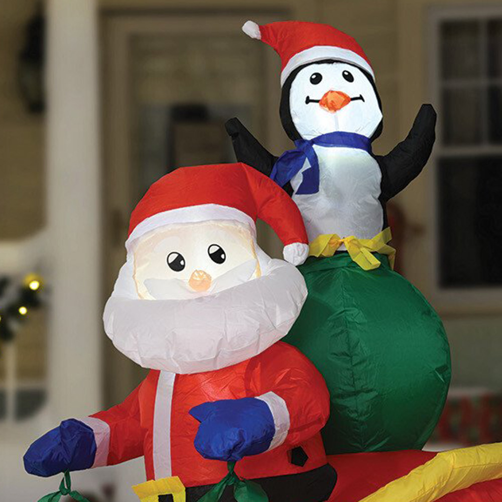 Santa and Friends Inflatable Sleigh Image 3