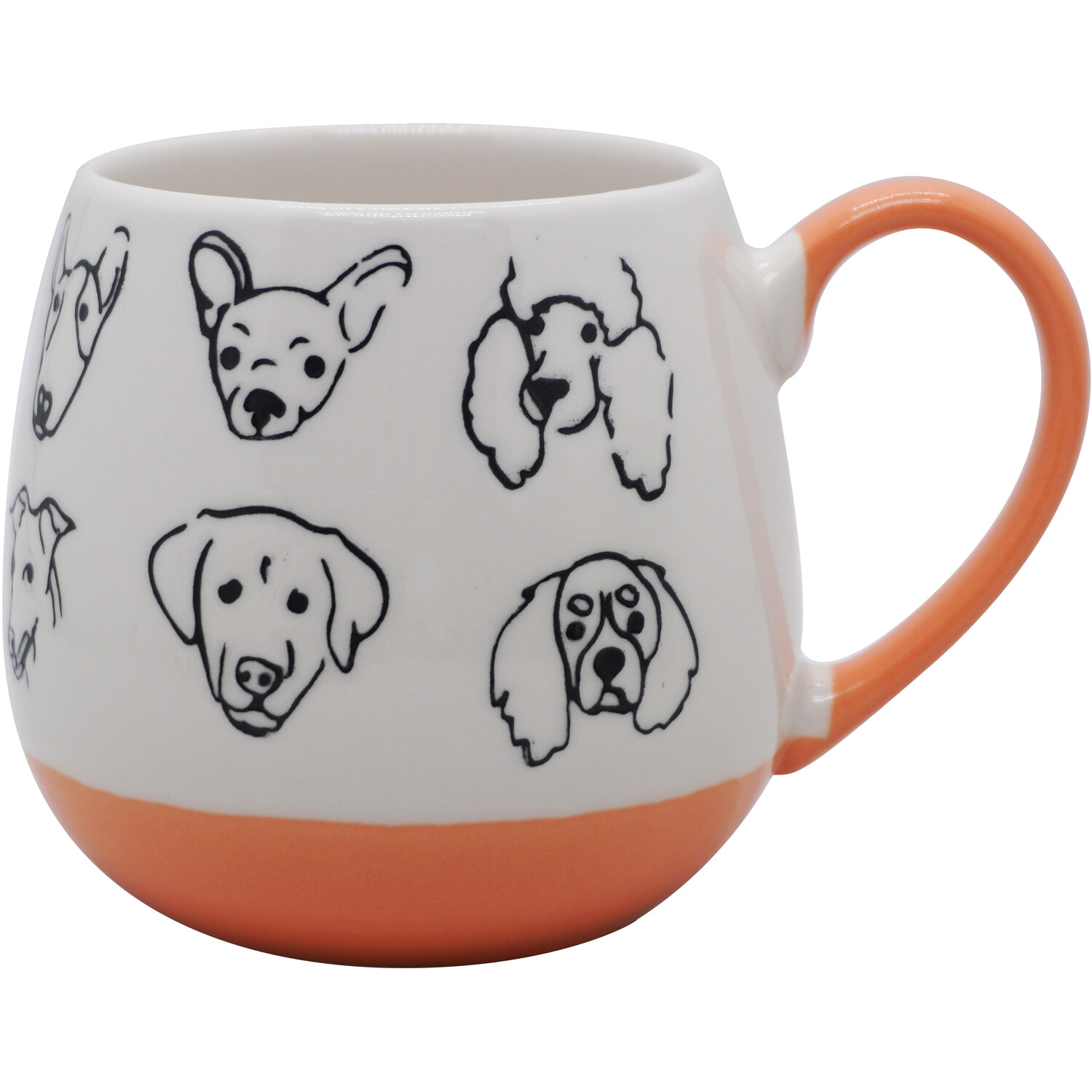 Dog Design Mug - Orange Image
