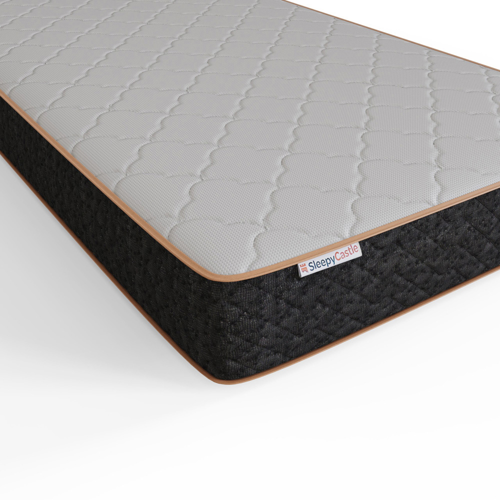 GFW Jamie Single Grey End Lift Ottoman Bed with Memory Pocket Spring Mattress Image 5