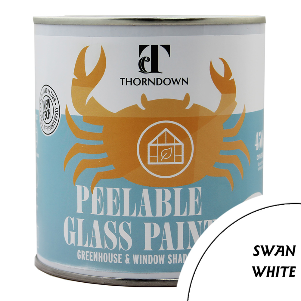 Thorndown Swan White Peelable Glass Paint 450ml Image 3