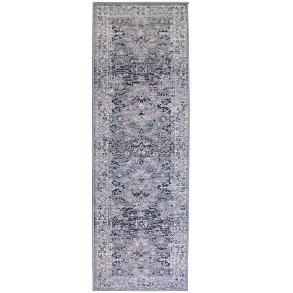 Traditional Style Runner Grey 67 x 200cm Image 1