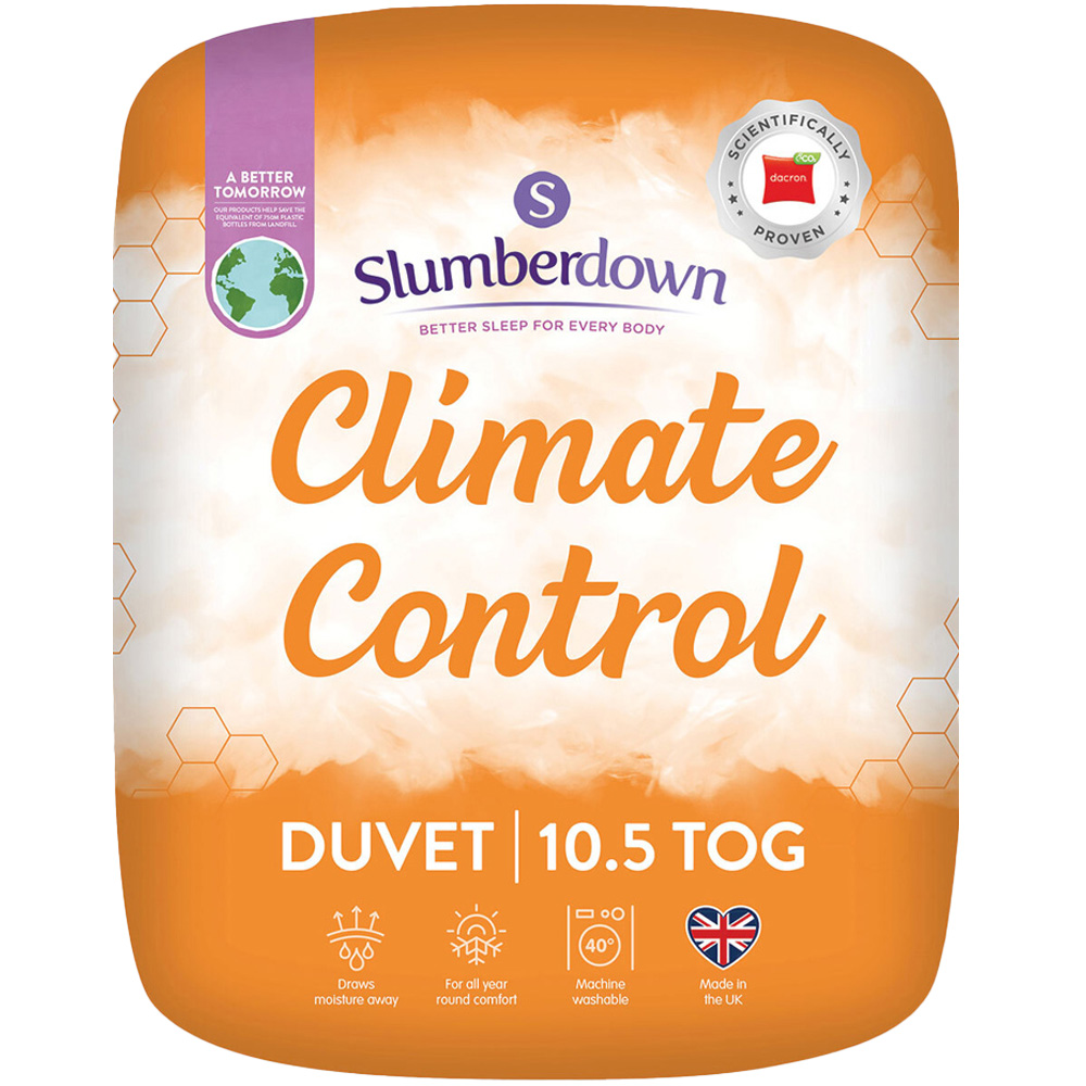 Slumberdown King Size Climate Control Polycotton Duvet 10.5 Tog Image 1