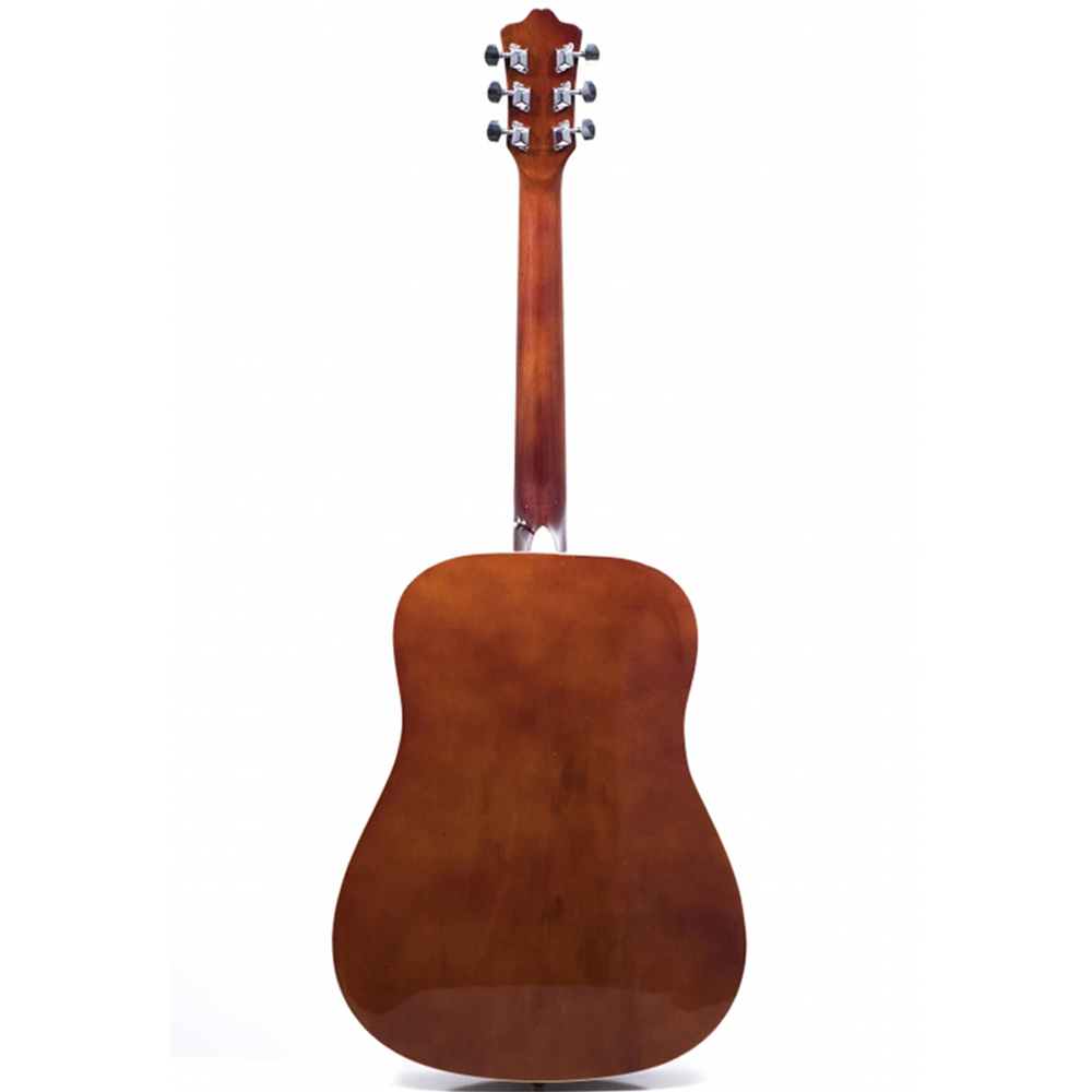 Rio 4/4 Size 39" Acoustic Guitar Package for Beginners - Natural Image 3