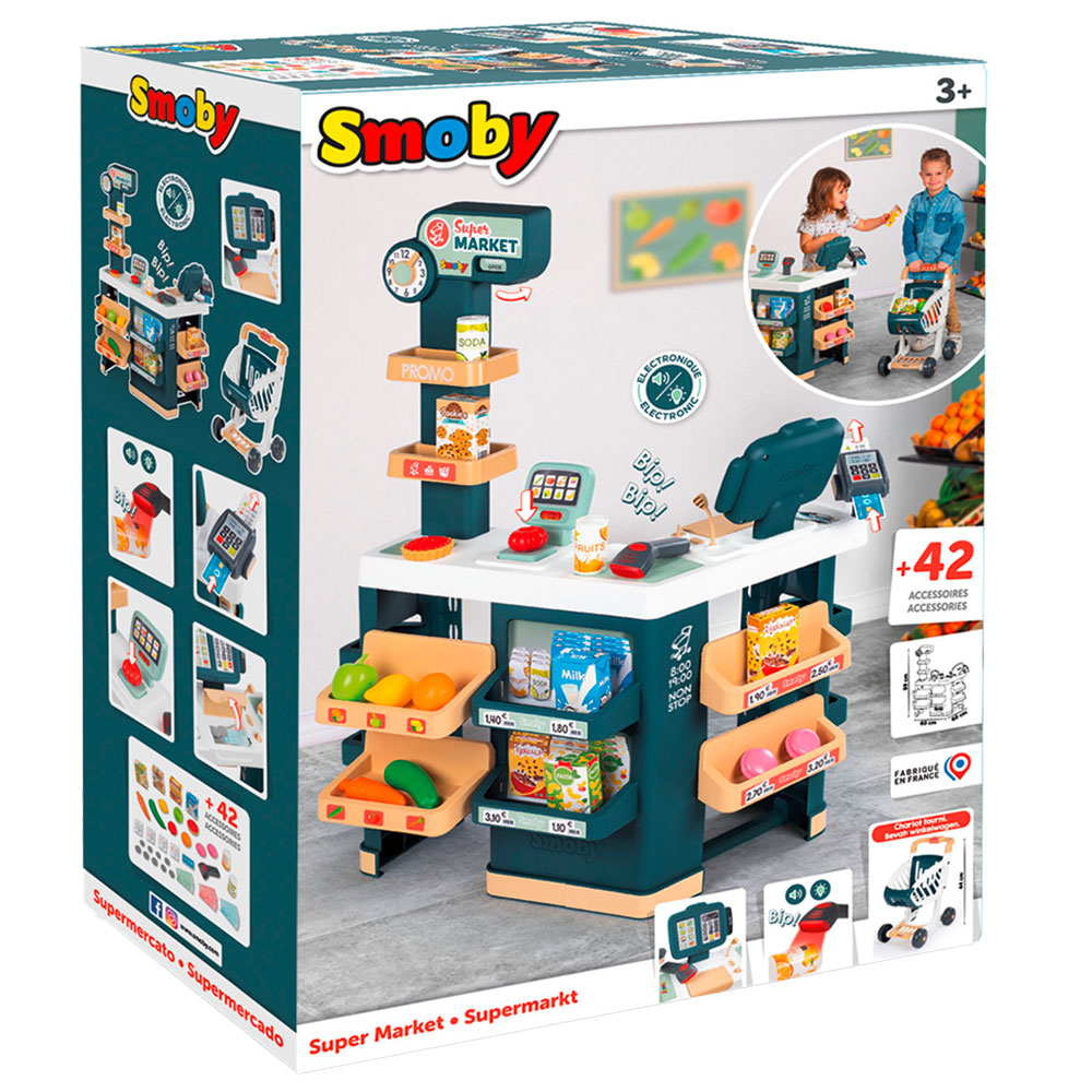 Smoby Maxi Supermarket Playset Blue Image 5