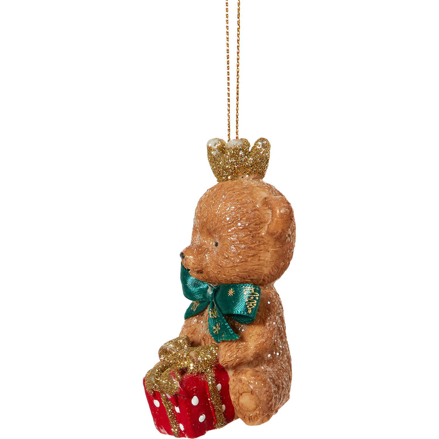 Traditional Bear Hanging Decoration - Brown Image 4