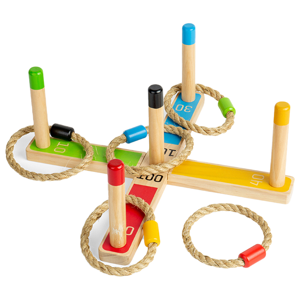 Bigjigs Toys Kids Wooden Quoits Game Image 1