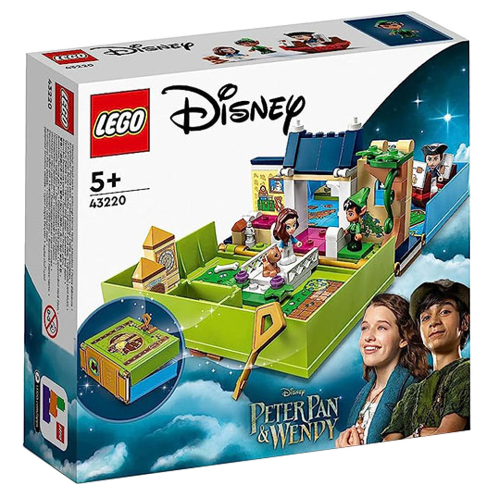 LEGO 43220 Disney Peter Pan and Wendy Classic Animation Set Image 1