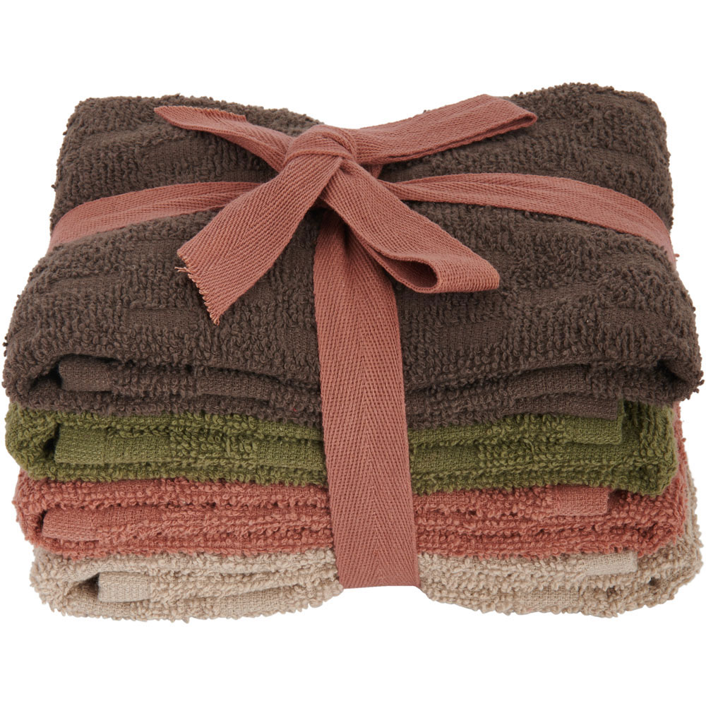 Wilko Rustic Retreat Tea Towels 4 Pack Wilko