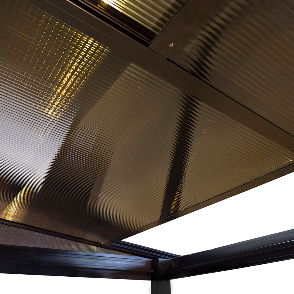 Sojag Sutton 3 x 3.7m Grey Patio Cover Image 3