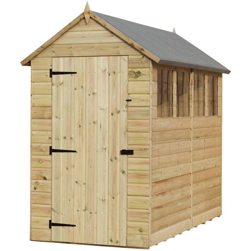 Empire Sheds 9200 4 x 8ft Tongue and Groove Apex Garden Shed Image 1