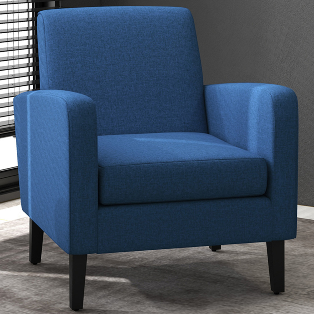 Portland Blue Accent Chair Image 1