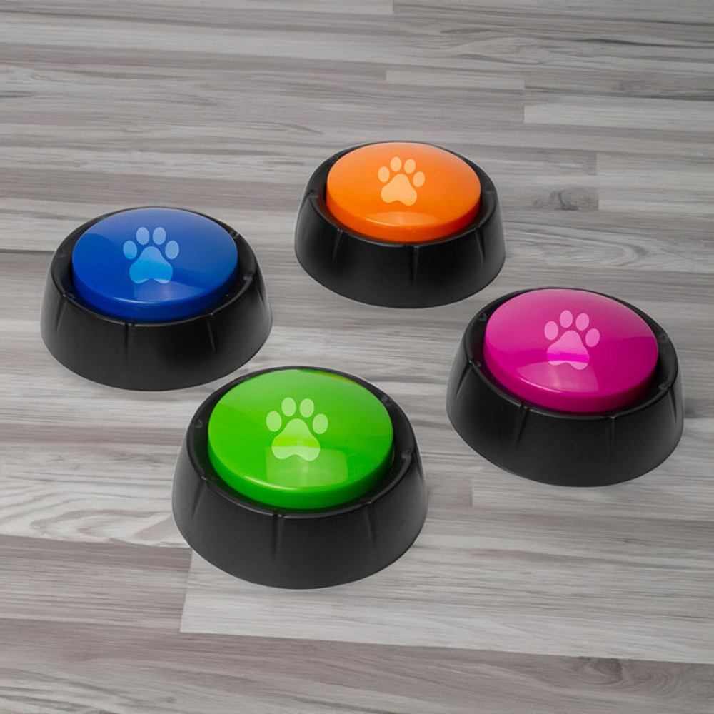 #winning Recordable Dog Button 4 Pack Image 2