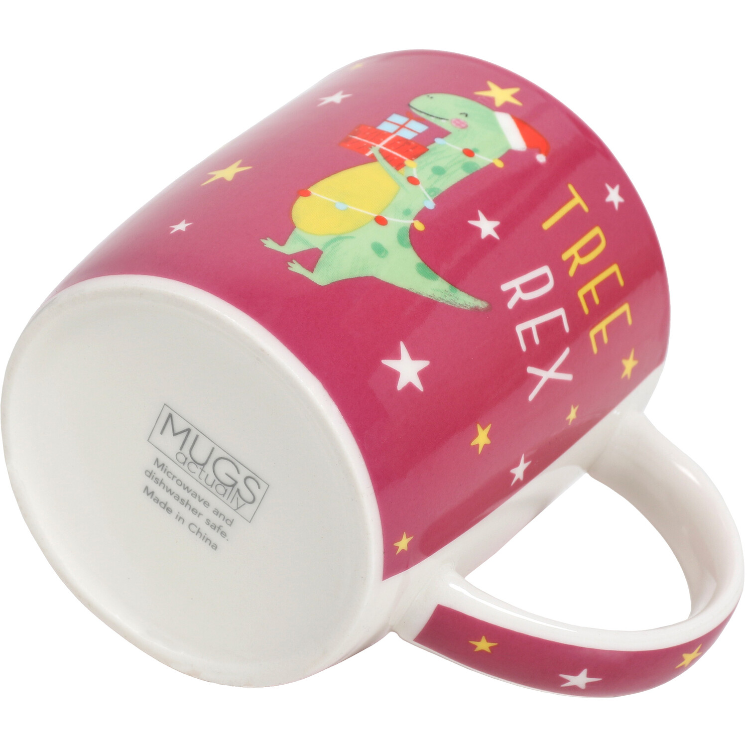 T-Rex Christmas Mug Image 7