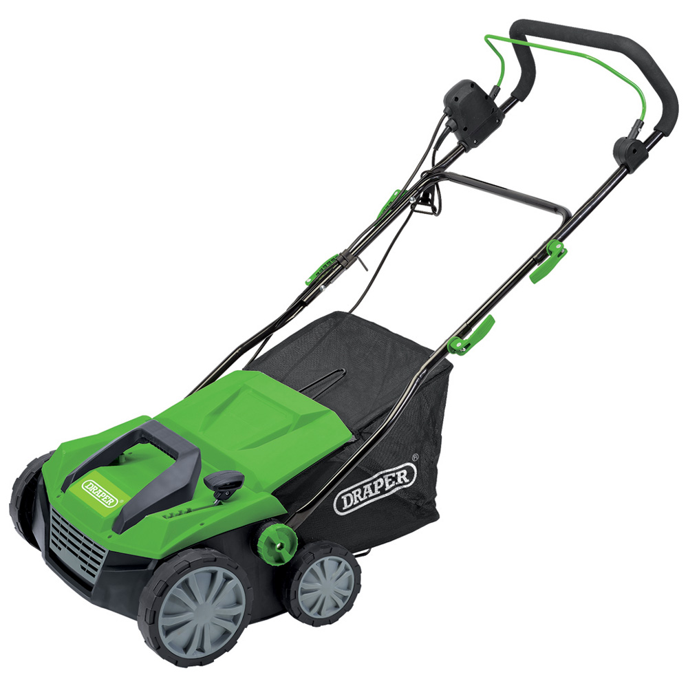 Draper 230V Lawn Aerator with Scarifier 380mm Image 1