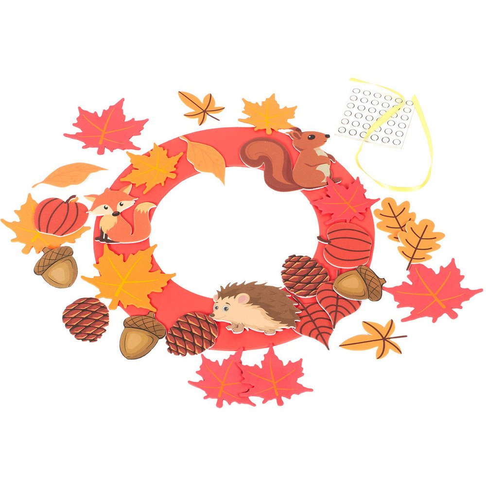 Make Your Own Woodland Animal Wreath Kit Image 1