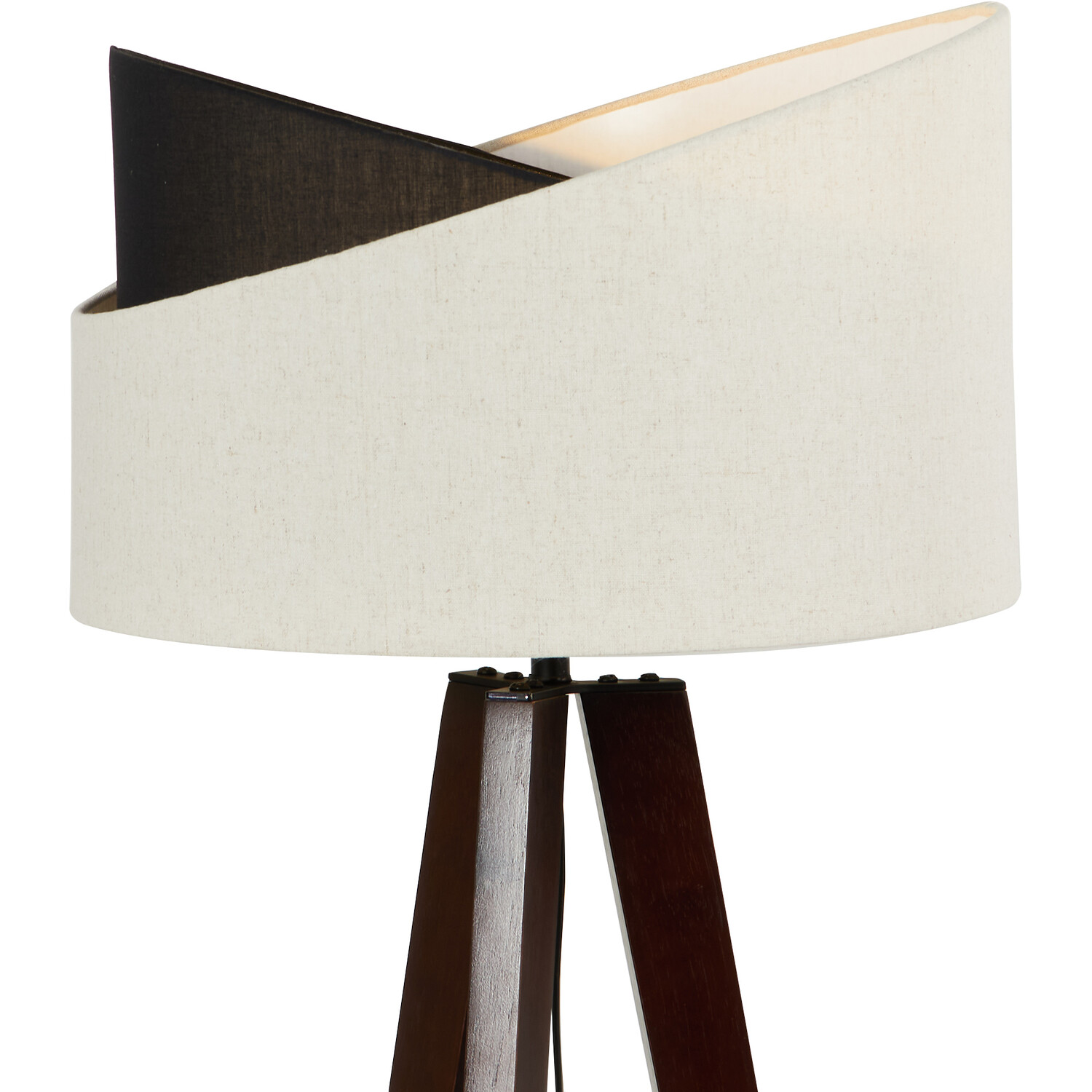 Avery Floor Lamp - White and Black Image 4