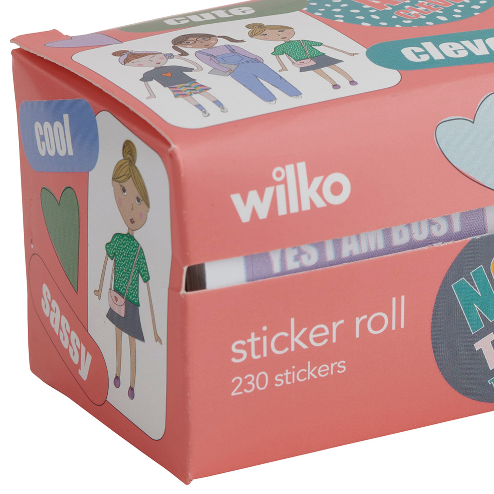 Wilko Sassy Sticker Roll Image 3