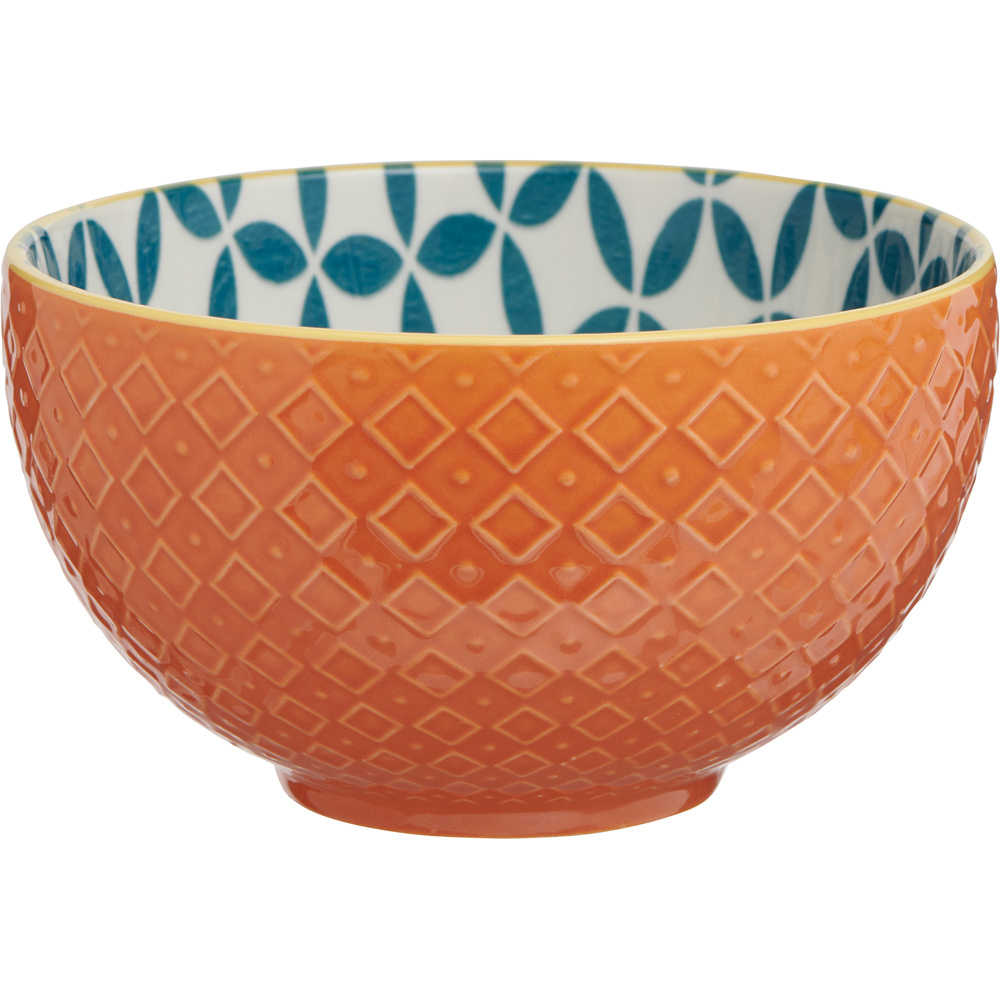 wilko Mezze Orange Cereal Bowl Wilko