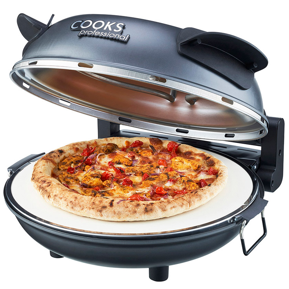 Cooks Professional K243 Grey Pizza Oven 1200W Image 5