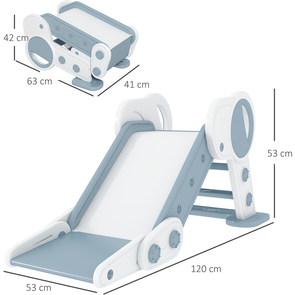 AIYAPLAY Grey Kids Foldable Slide Image 7