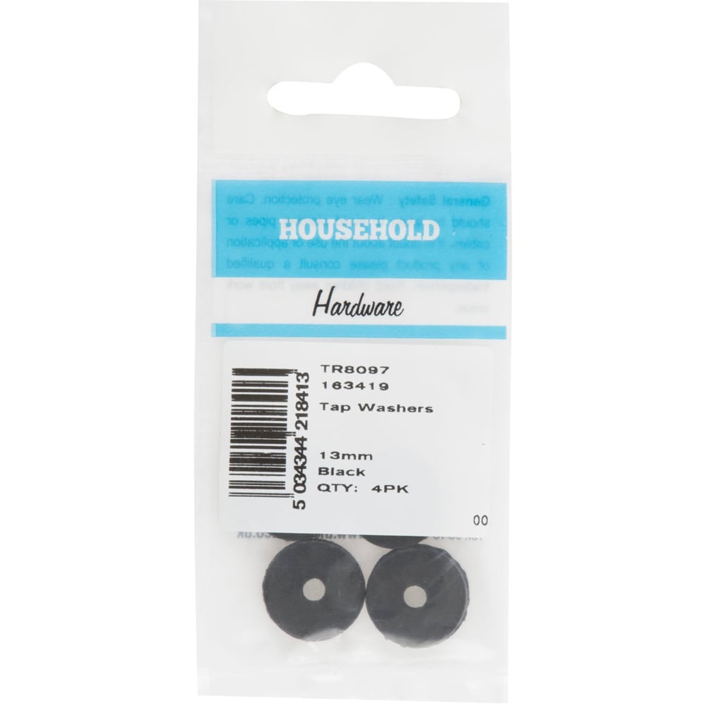 Hiatt 13mm Black Tap Washers Image 1