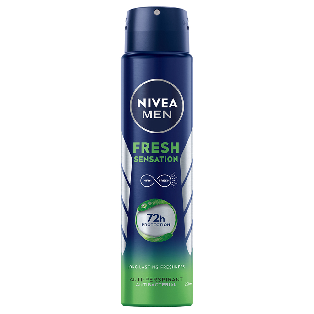 Nivea Men Fresh 72H Antiperspirant Spray 250ml Image 1