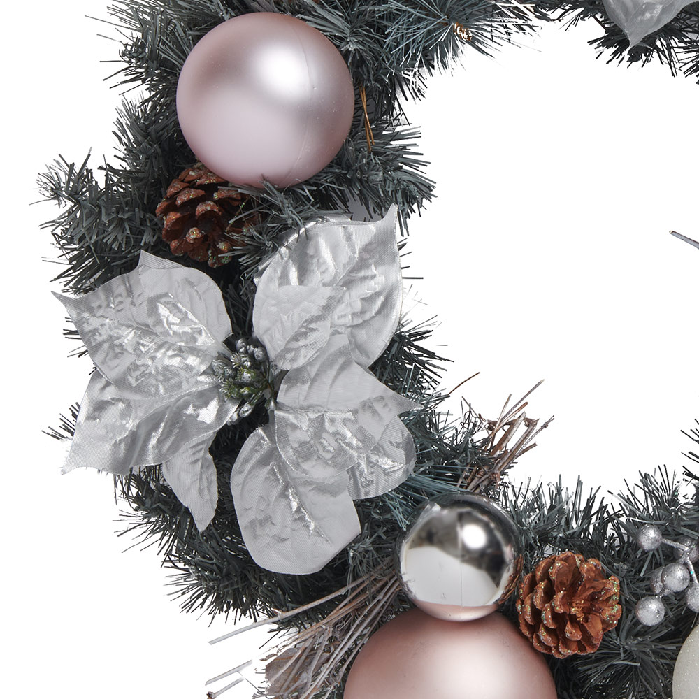 Wilko Luxe Make Your Own Wreath Pack Pink Image 4