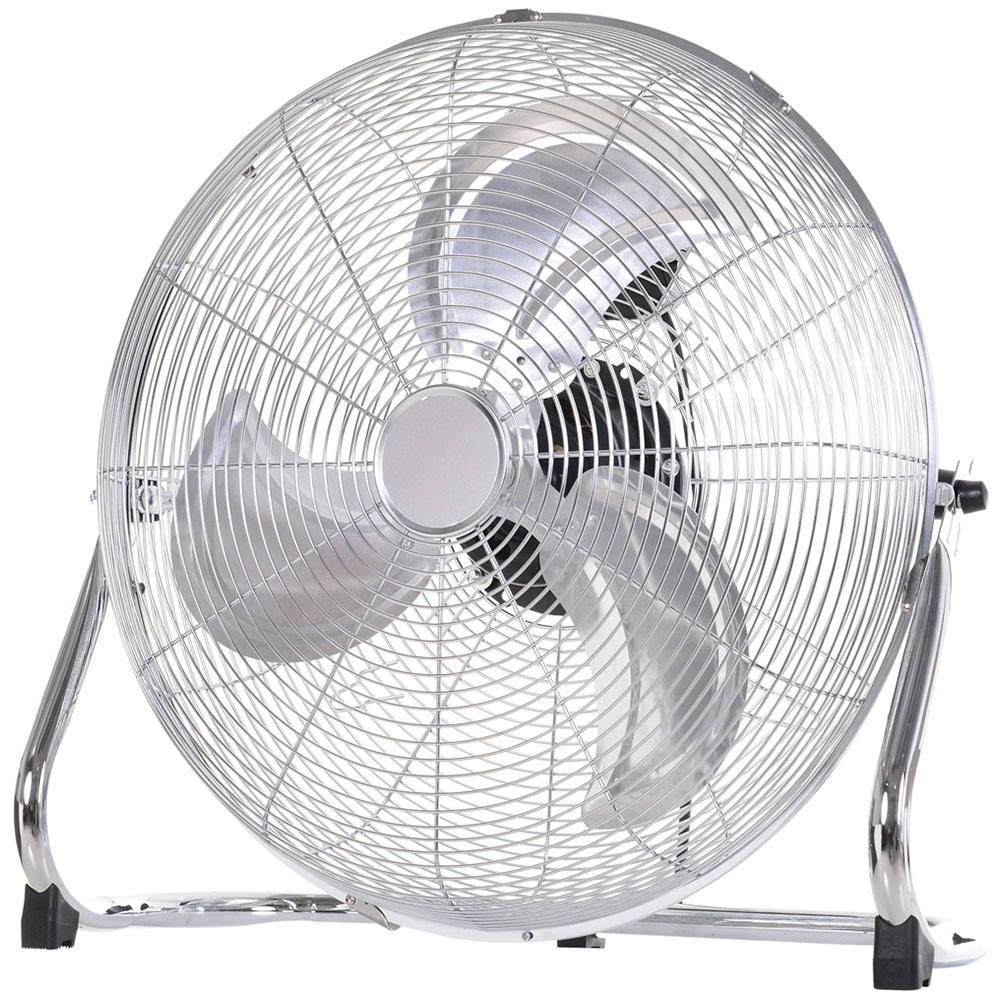 HOMCOM Silver Desk Fan 20 inch Image 1