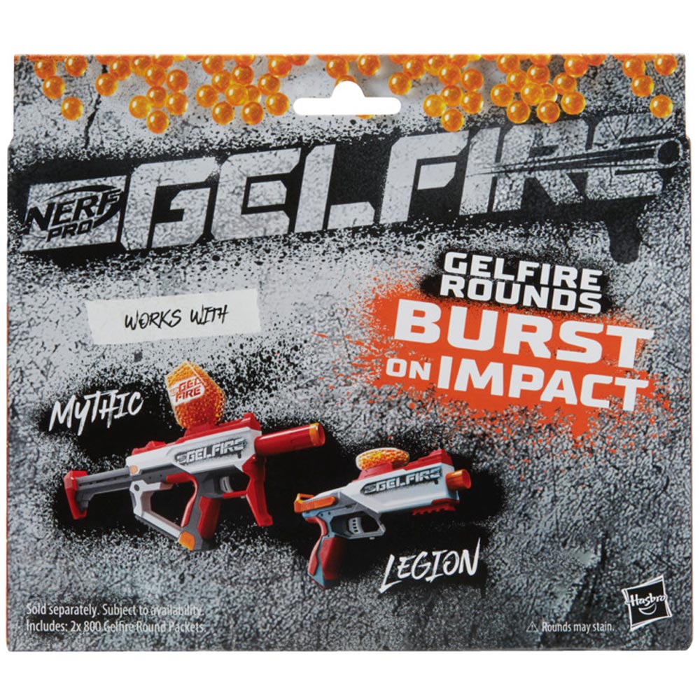 Hasbro Nerf Pro Gelfire Orange Refill 8000 Image 3