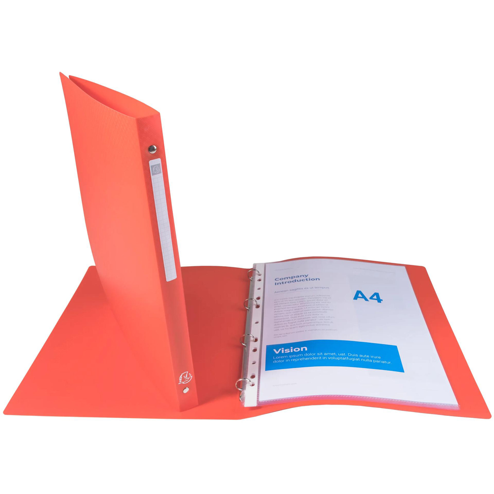 Exacompta Opak A4 Multicolour 4R Ring Binder 1.5cm 20 Pack Image 5