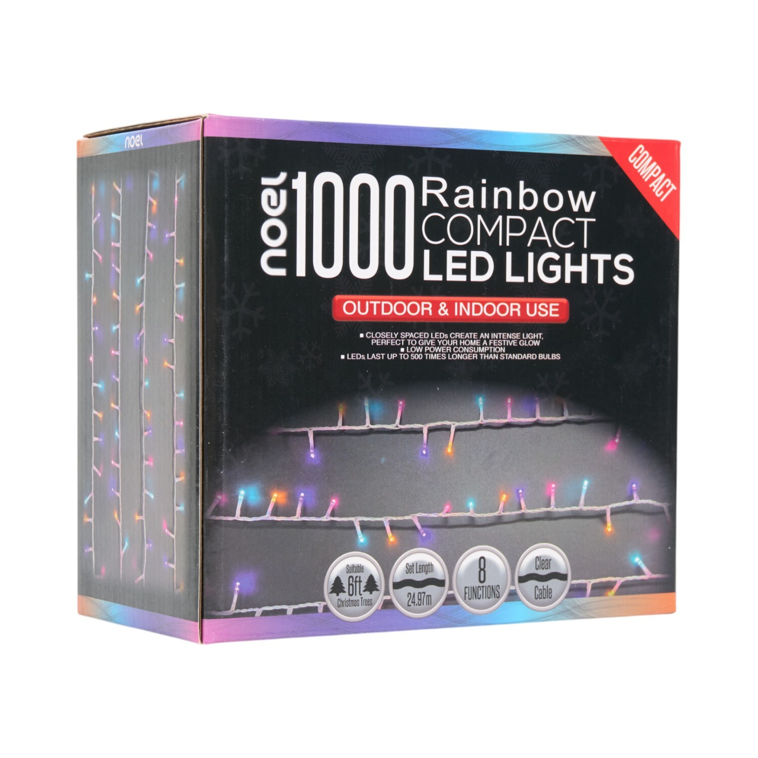 Compact LED Light Chain Rainbow 1000 Image 3