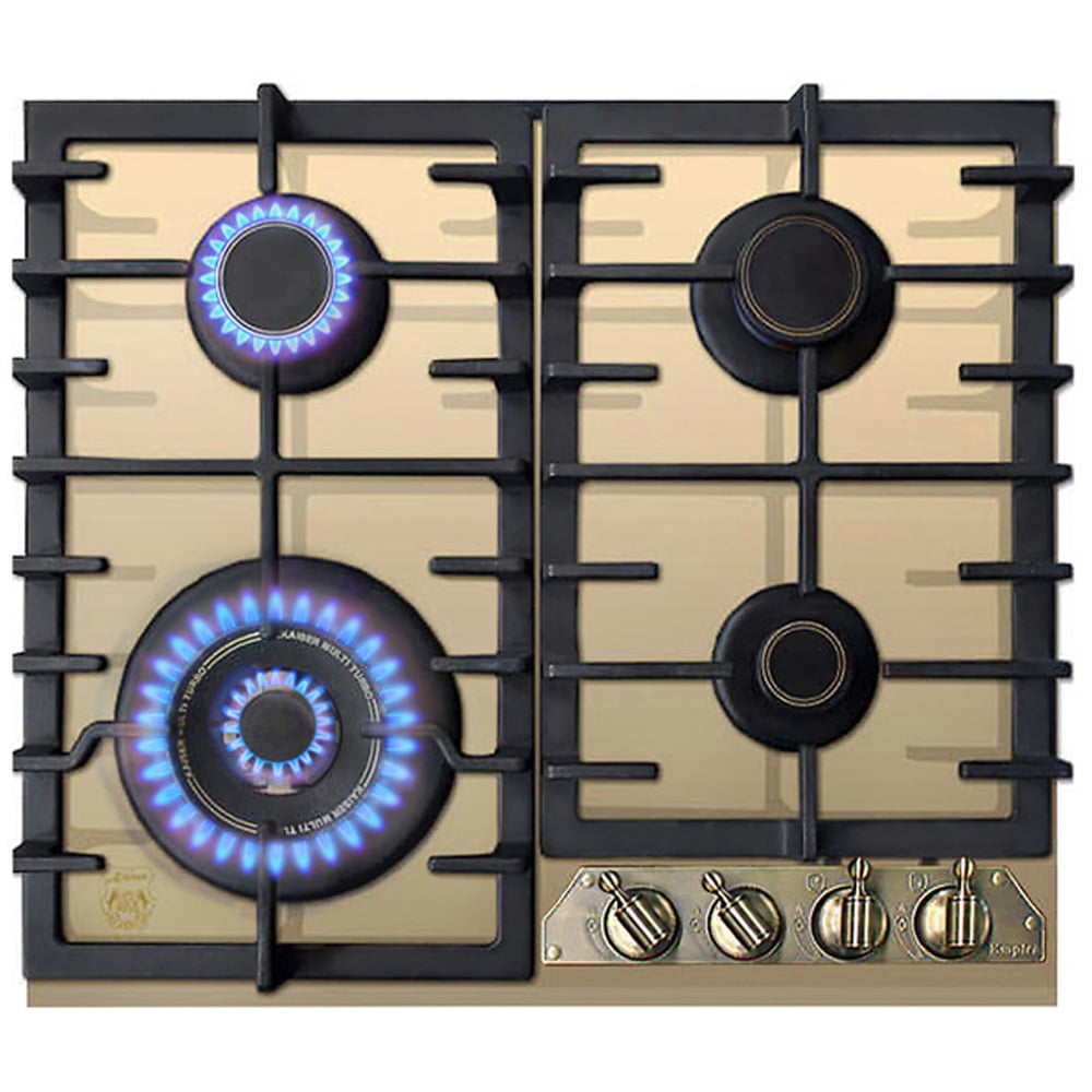 Kaiser Empire Ivory Glass Turbo Gas Hob 60cm Image 1
