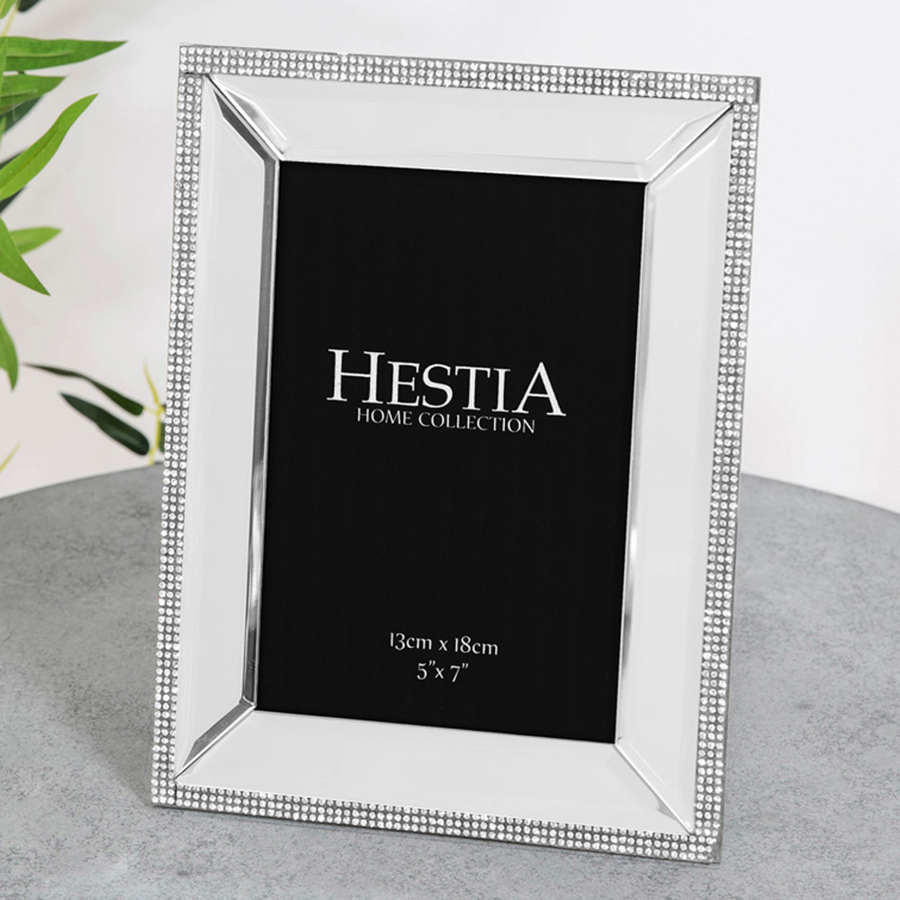 Hestia Mirror Glass Photo Frame 5 x 7inch Image 2