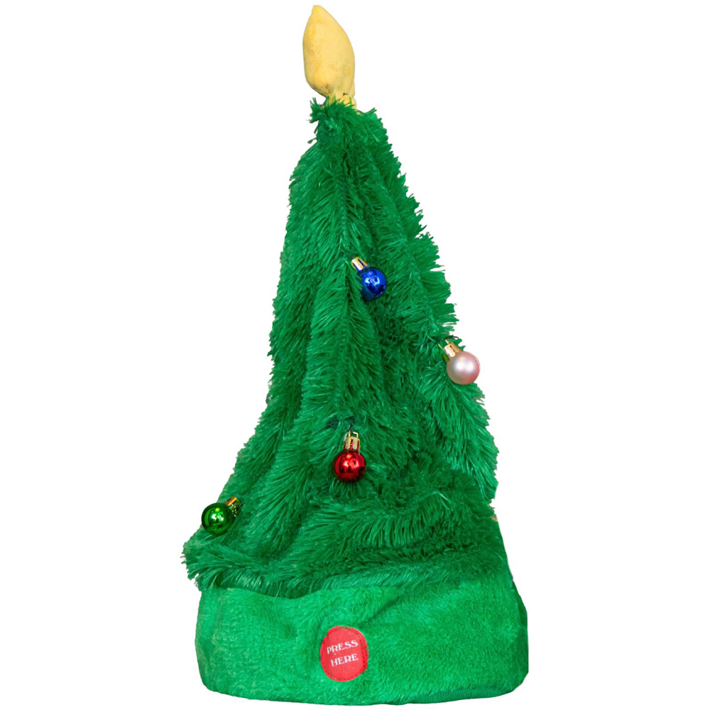 Samuel Alexander Animated Dancing Battery Operated Christmas Tree Hat 35cm Image 1