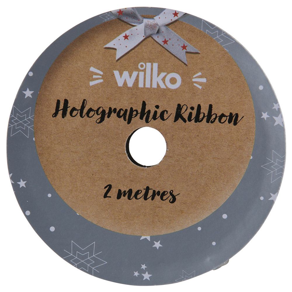 wilko Holographic Sequin Ribbon Trim 2m Image 3