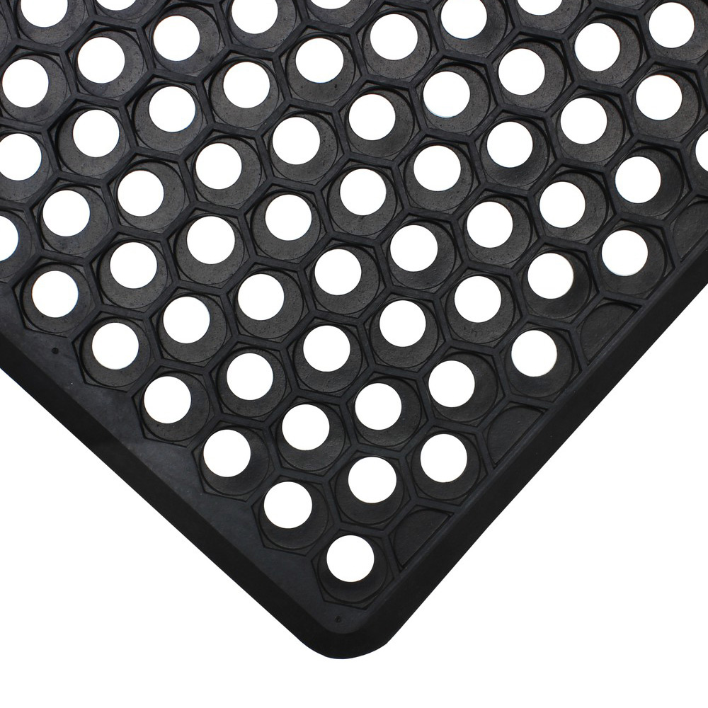 JVL Honeycomb Rubber Doormat 40 x 60cm Image 3