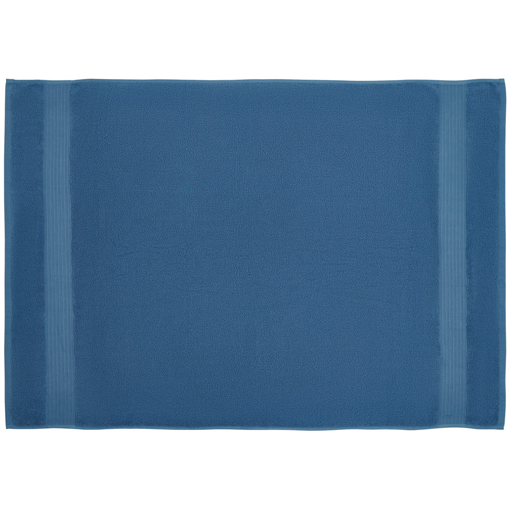 Wilko Supersoft Cotton Allure Blue Bath Sheet Image 3