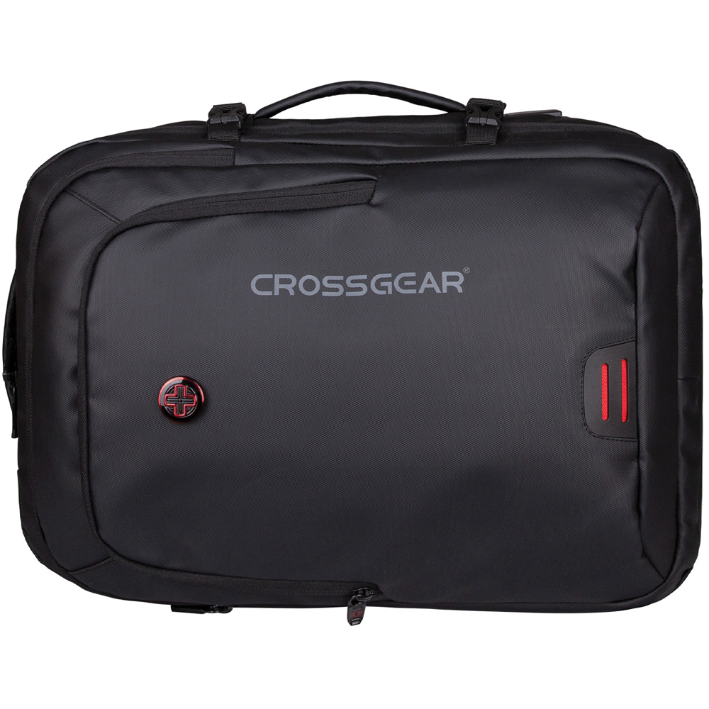 Crossgear ITour Black Underseat Backpack with Built-in Charging Port and Vacuum 40cm Image 5