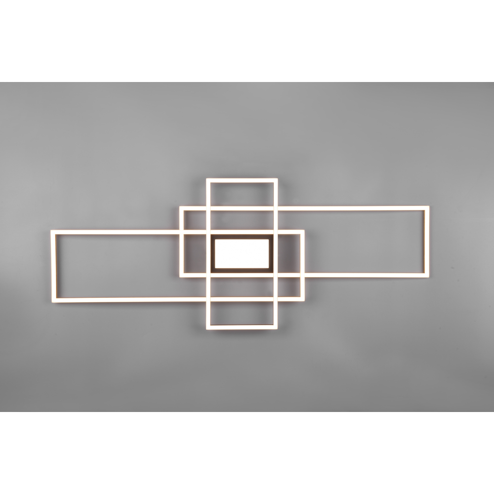 TRIO Irvine Brass Matt Integrated LED Ceiling Light Image 4