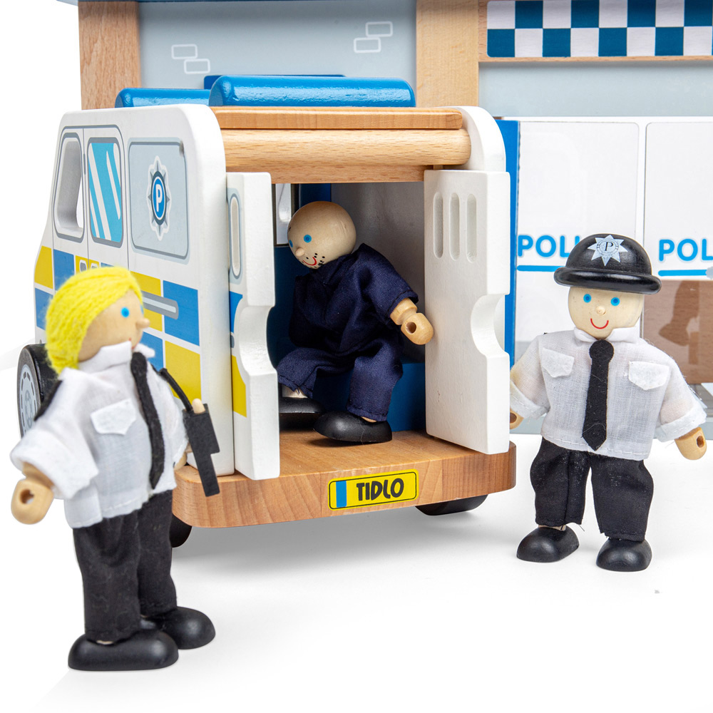 Tidlo Wooden Police Toy Bundle Image 4
