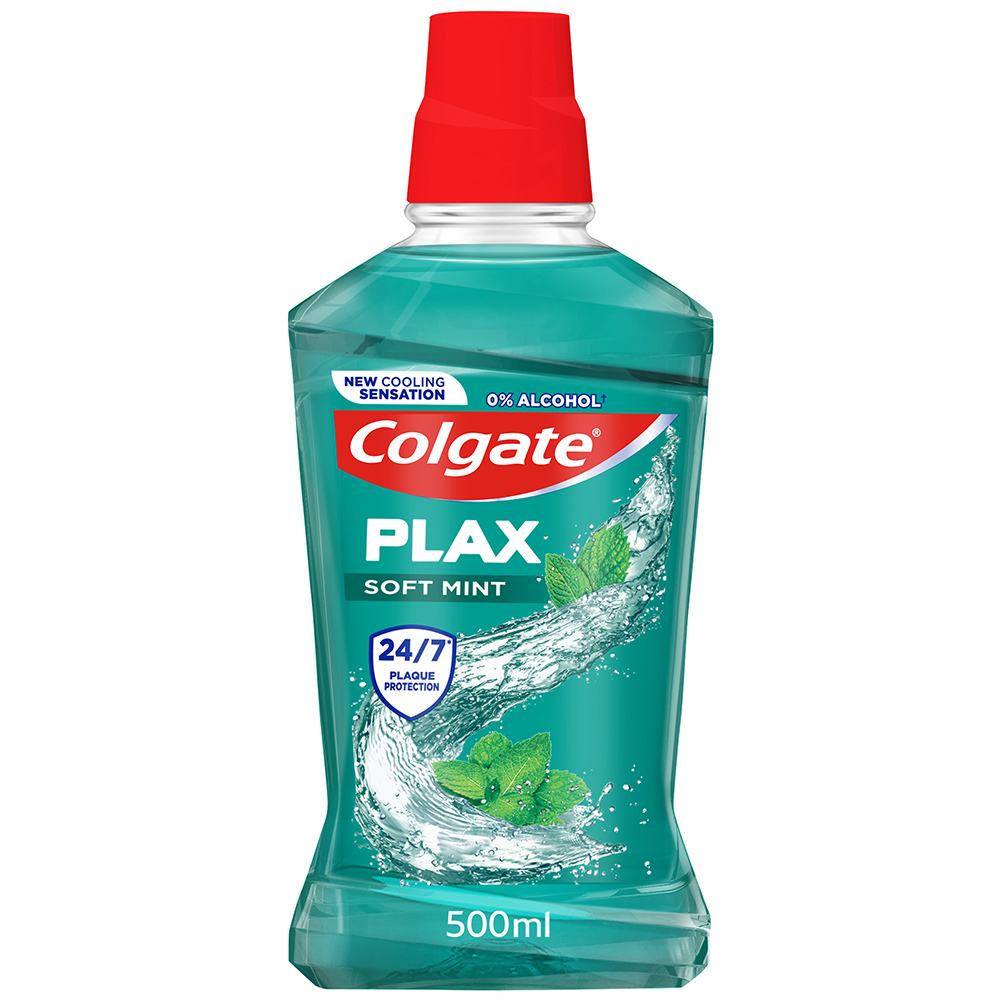 Colgate Plax Soft Mint Mouthwash 500ml Image 1