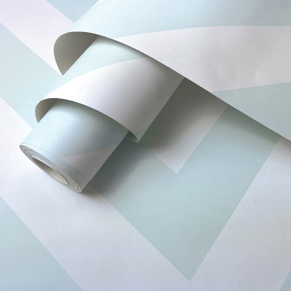 Holden Chevron Soft Teal Wallpaper Image 2