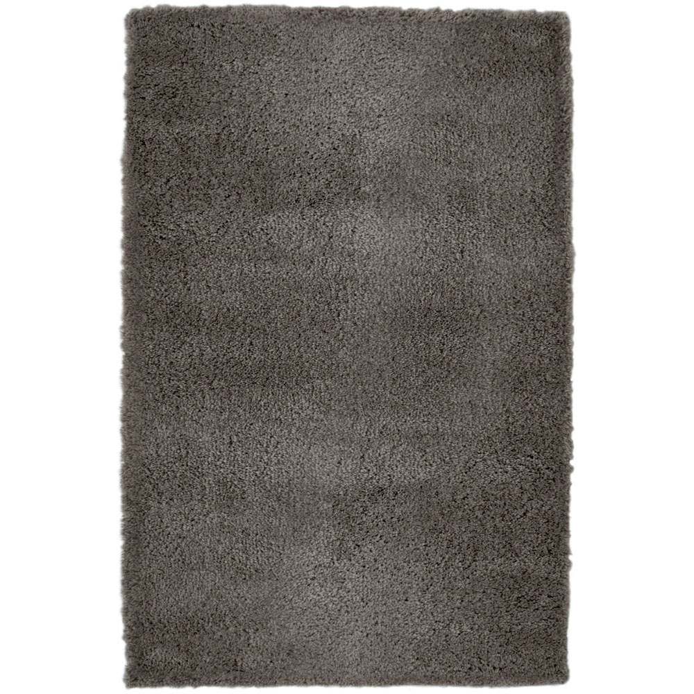 Homemaker Charcoal Snug Plain Shaggy Rug 160 x 230cm Image 1