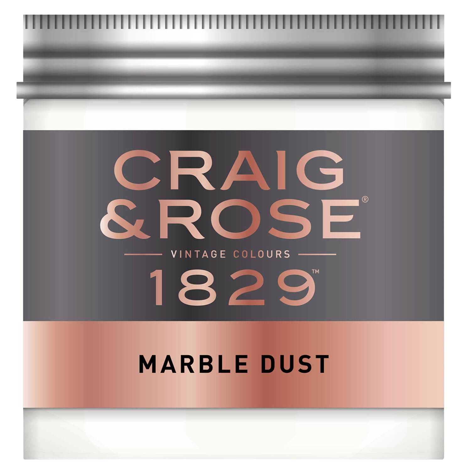 Craig and Rose 1829 Emulsion Tester Pot - Marble Dust Image 1