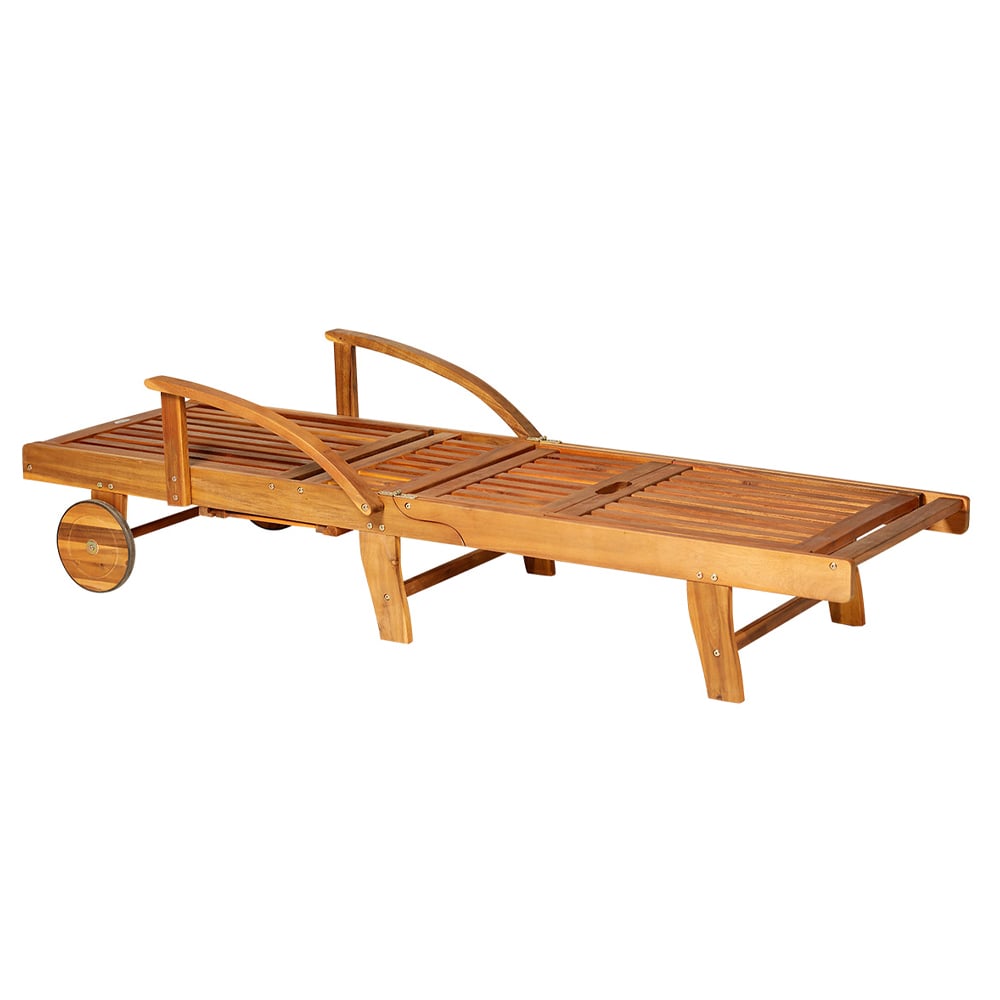 Outsunny Sun Lounger Foldable Recliner Image 7