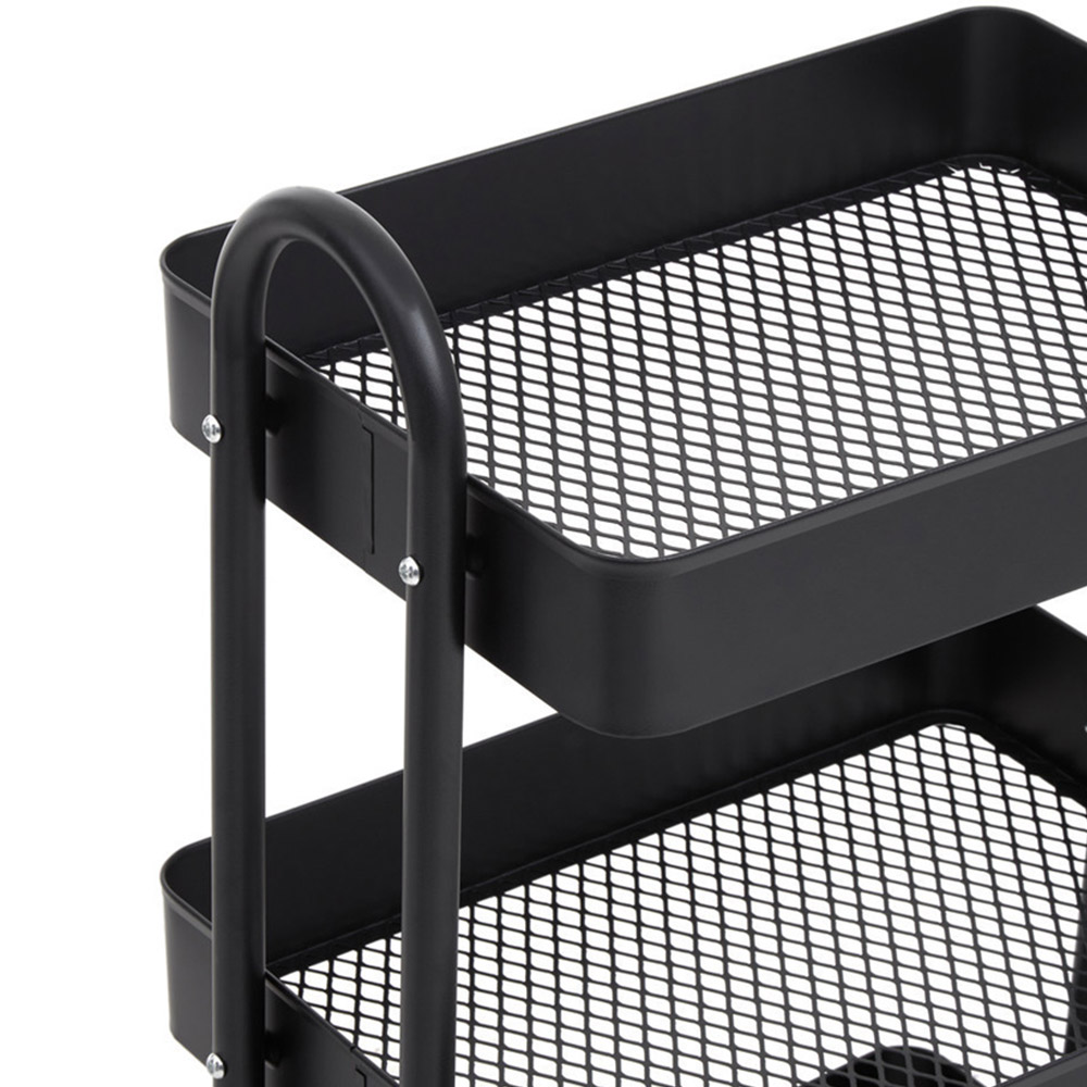 Acero 3-Tier Black Trolley Image 7