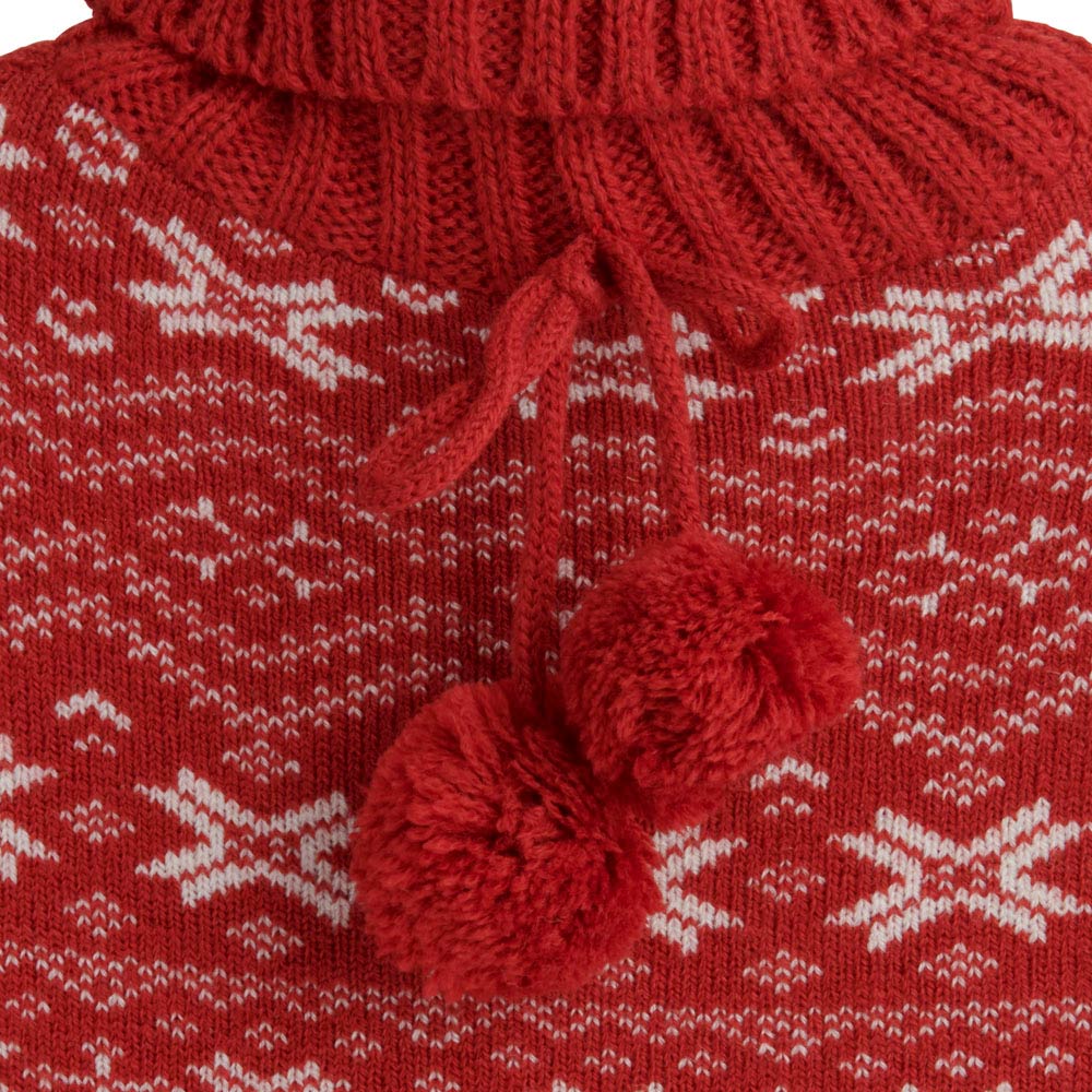 Wilko Hot Water Bottle with Jacquard Knitted Cover Image 3