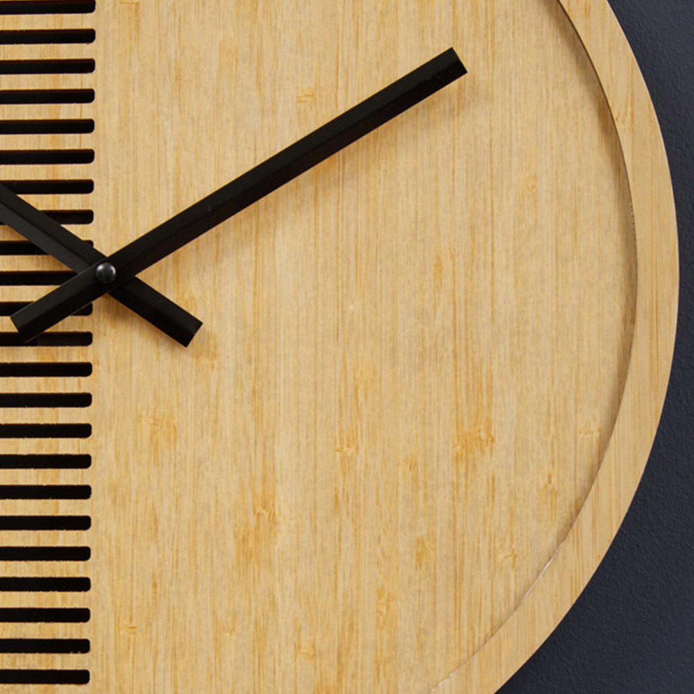 Premier Housewares Vitus Wooden Wall Clock Image 7