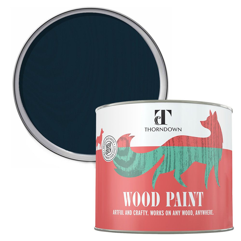 Thorndown Bishop Blue Satin Wood Paint 750ml Image 1