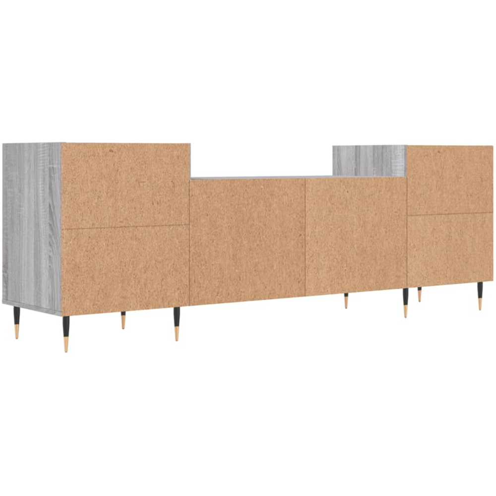 vidaXL 2 Door 4 Shelf Grey Sonoma TV Cabinet Image 8